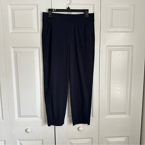 Athleta Pants Womens 6P Navy Blue Tapered Leg Stretch Pull On Athleisure Jogger